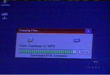 Sadly, Kendall only copied Michael's music stash he downloaded illegally from Napster