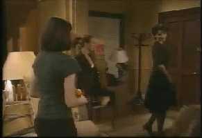 Lena surveys the scene and is secure in the realization she could take down Maggie at a moment's notice 