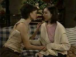 Bianca does a quick scan of Lena as well, but does not have the same excess clothes challenge that Lena had