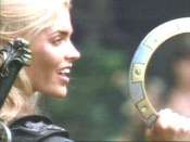 'C'mon, Xena...see if YOUR head will fit through it.'