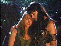'Oh it was terrible, Joxer was you, and you were Joxer, and me? I was me! Comfort me, Xena!'