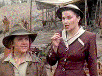 For a fleeting moment, Mel considers giving Janice a chakram to the back of the head