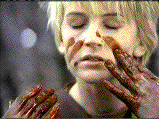 Experimenting with 'blood blush' gets messy when it gets on your animal skins.