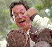 After he's told his services are no longer necessary, Ted Raimi beats the stuffing out of Rob Tapert