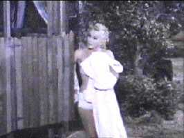 Then, the phone rang and she had to climb up the pole...