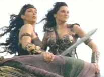 Uh, Xena, you just ran over another 
village