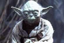 In his later years, Yoda became a shiftless, drunken flasher.